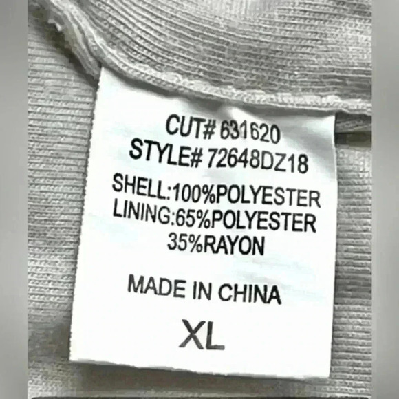 Soulmates <3‎ Faux Fur Crop Vest Light Grey Jr. Size XL - Picture 7 of 8